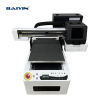 Imprimante à jet d'encre UV automatique Baiyin XY-YT4050 avec tête d'impression XP600 pour feuilles acryliques, étuis de téléphone, étiquettes, flex