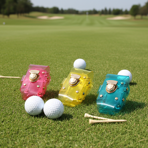 Bolsa de Almacenamiento para Pelotas de <span class=keywords><strong>Golf</strong></span> de PVC Transparente RR, Soporte para Pelotas de <span class=keywords><strong>Golf</strong></span> con Colgador para la Cintura, Portátil, Resistente a la Lluvia, Accesorios para Pelotas de <span class=keywords><strong>Golf</strong></span> - Product Image 1