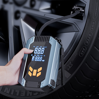 Portable 12V Car Jump Starter 7200mAh Power Bank with Air Pump and Tire Pressure Monitor Jump Starter & Inflator in One