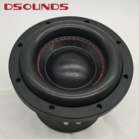 Haut-parleur de caisson de basses de 6,5 pouces, double bobine vocale de 2 pouces, haut-parleur de caisson de basses de voiture, double aimant, haut-parleur de caisson de basses de voiture pour système audio de voiture