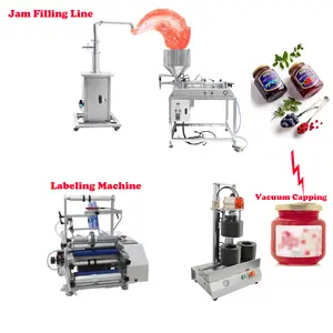 FACTORY SEMI AUTOMATIC MAYONNAISE CHILI TOMATO CHOCOLATE FRUIT PACKING MACHINE FOR JAM PRODUCTION LINE