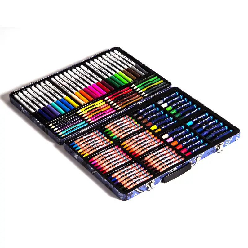 Penjualan Laris 108 Buah Tas Kanvas Lipat Pensil Warna untuk Anak-anak