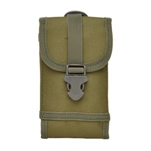 กระเป๋าใส่โทรศัพท์แบบยุทธวิธี MOLLE พร้อมคลิปหนีบเข็มขัด ทำจากไนลอน สำหรับ iPhone 14 15 Pro และโทรศัพท์ขนาดไม่เกิน 6.7 นิ้ว - Product Image 4