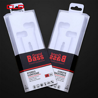 Boîte de produit électronique en plastique transparent personnalisé chargeur de téléphone portable et étui pour écouteurs taille personnalisable pour l'utilisation de l'appareil photo