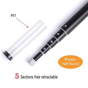 Palo de Extensión para Selfies con Gimbal Negro de 30 cm, Barra de Extensión Estabilizadora Portátil de Aluminio Compacto, Soporte Plegable para Teléfono/Cámara - Product Image 4