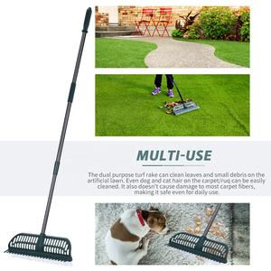 Winslow &amp; Ross 2 in 1 Garden Tools Lawn <strong>Rake</strong> and Brush <strong>Artificial</strong> Turf Carpet Brush Plastic <strong>Grass</strong> <strong>Rake</strong> - Product Image 4