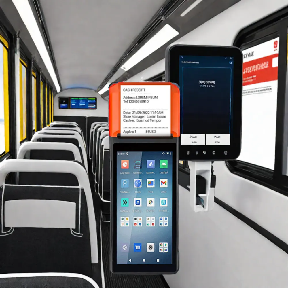 Imprimante de billets mobile Paiement NFC Machine de billetterie de bus électronique Matériel de point de vente R330 Pro