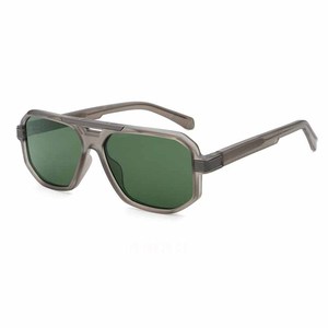 Lunettes de soleil rétro pour homme, polarisées UV400, haut de gamme, monture intégrale, grande monture, double pont, carrées - Product Image 6