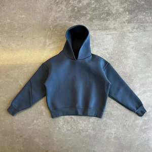 <span class=keywords><strong>Felpa</strong></span> <span class=keywords><strong>con</strong></span> <span class=keywords><strong>Cappuccio</strong></span> ARTISAN Personalizzata <span class=keywords><strong>con</strong></span> Logo del Marchio, 500gsm 600gsm, in Cotone Pesante, Oversize, Taglio Corto - Product Image 3