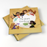 Impresión de Libros Infantiles Personalizados con Tapa Dura A4/A5, Libro de Cartón para Publicación de Cuentos Infantiles y Lectura Educativa