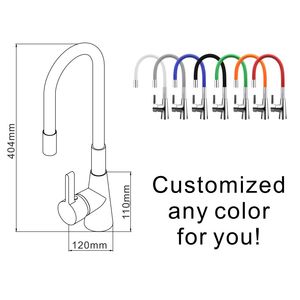 SANIPRO corpo in ottone colorato tubo flessibile in silicone girevole miscelatore caldo freddo rubinetti lavello <span class=keywords><strong>rubinetto</strong></span> estraibile senza piombo - Product Image 4