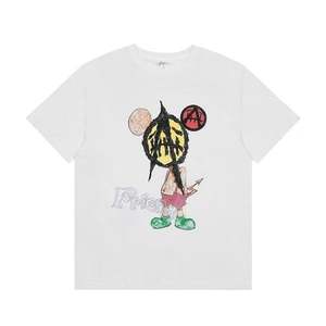 Camiseta informal holgada de manga corta con cuello redondo para hombre y mujer, estilo moderno y a la moda, para verano. - Product Image 4