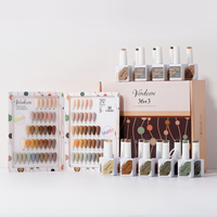 Vernis Gel Couleur Vendeeni Kit en Gros Vernis Gel Set Couleur Marron OEM Marque Privée Fournitures Non Toxiques Vernis à Ongles Salon