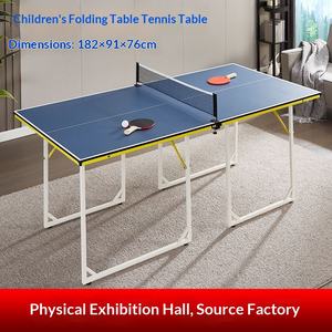 <span class=keywords><strong>Table</strong></span> <span class=keywords><strong>de</strong></span> ping-pong pliable pour enfants TT-1890-Blue, intérieur, 2 panneaux mobiles peints, sans installation, pour le <span class=keywords><strong>tennis</strong></span> <span class=keywords><strong>de</strong></span> <span class=keywords><strong>table</strong></span> - Product Image 2