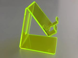 Suporte de telefone acrílico transparente, tablet criativo de mesa simples e estilo Ins, suporte espessado, portátil e multifuncional - Product Image 4
