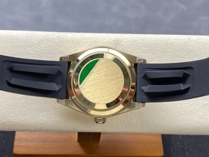 Montre mécanique de luxe de qualité supérieure 42 mm, mouvement ETA 9001 de l'usine Noob, 336938, acier 904L, multifonction, or vert - Product Image 5