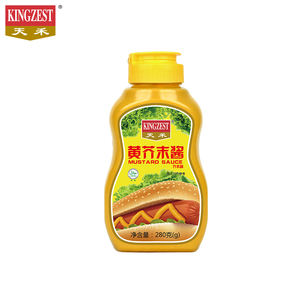 Salsa de mostaza y miel coreana, 1kg, salsa de pollo frito comercial, salsa de ensalada de queso <span class=keywords><strong>crema</strong></span> amarilla, dulce caliente - Product Image 4