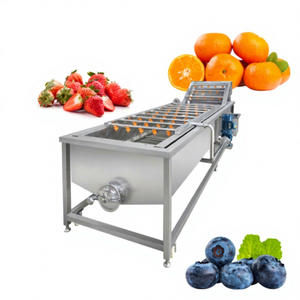 500 Kg/H Máquina limpiadora de espino amarillo completamente automática Lemon Berry Ckeaning Fruit Citrus Wash Sort Línea de secado de encerado - Product Image 1