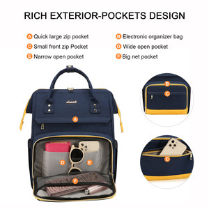 Lovevook <span class=keywords><strong>2022</strong></span> - Mochila <span class=keywords><strong>de</strong></span> Viaje <span class=keywords><strong>de</strong></span> Nailon Grande <span class=keywords><strong>de</strong></span> 15.6/17 Pulgadas, Impermeable, para Hombre, Linda Mochila Escolar para Computadora Portátil, para Mujer - Product Image 4
