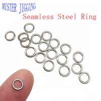 MISTER JIGGING Vente en gros d'accessoires de pêche de haute qualité anneaux solides accessoires joint torique en acier inoxydable