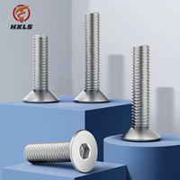 Sekrup Kepala Allen Berkualitas Tinggi dari Baja Tahan Karat Metrik M3 M4 M5 M6 M8 M10 M12 dengan Soket Countersunk Din 7991