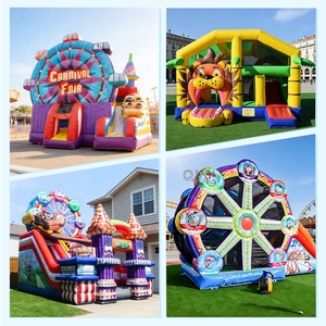 บ้านลมเป่าลมสำหรับงานปาร์ตี้พร้อมสไลเดอร์ - Product Image 5