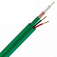 Câble d'alimentation Coaxial RG59 3 en 1 pour caméra de vidéosurveillance, dispositif de communication, 1 pièce