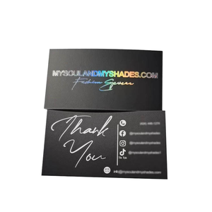 Belle <span class=keywords><strong>carte</strong></span> de visite de nom de luxe brillant cartes postales carton recyclé gaufrage estampage à chaud Service numérique Logo personnalisé - Product Image 1