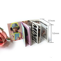 Mini livre de magazines personnalisé 37*52mm album commémoratif photo personnalisé cadeau créatif de petite taille impression de haute qualité