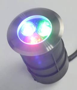 Luz LED RGB Subterránea Impermeable IP68 de 12V 24V - Luces de Pozo Subterráneas que Cambian de Color para Jardín, Camino, Patio, Terraza - Product Image 2
