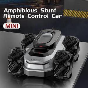 Mini Rangement Amphibie Voiture Jouet Télécommande Coulissante Universelle Mecanum Roue Stunt 2.4G Cool Mecha Style Câble USB - Product Image 3