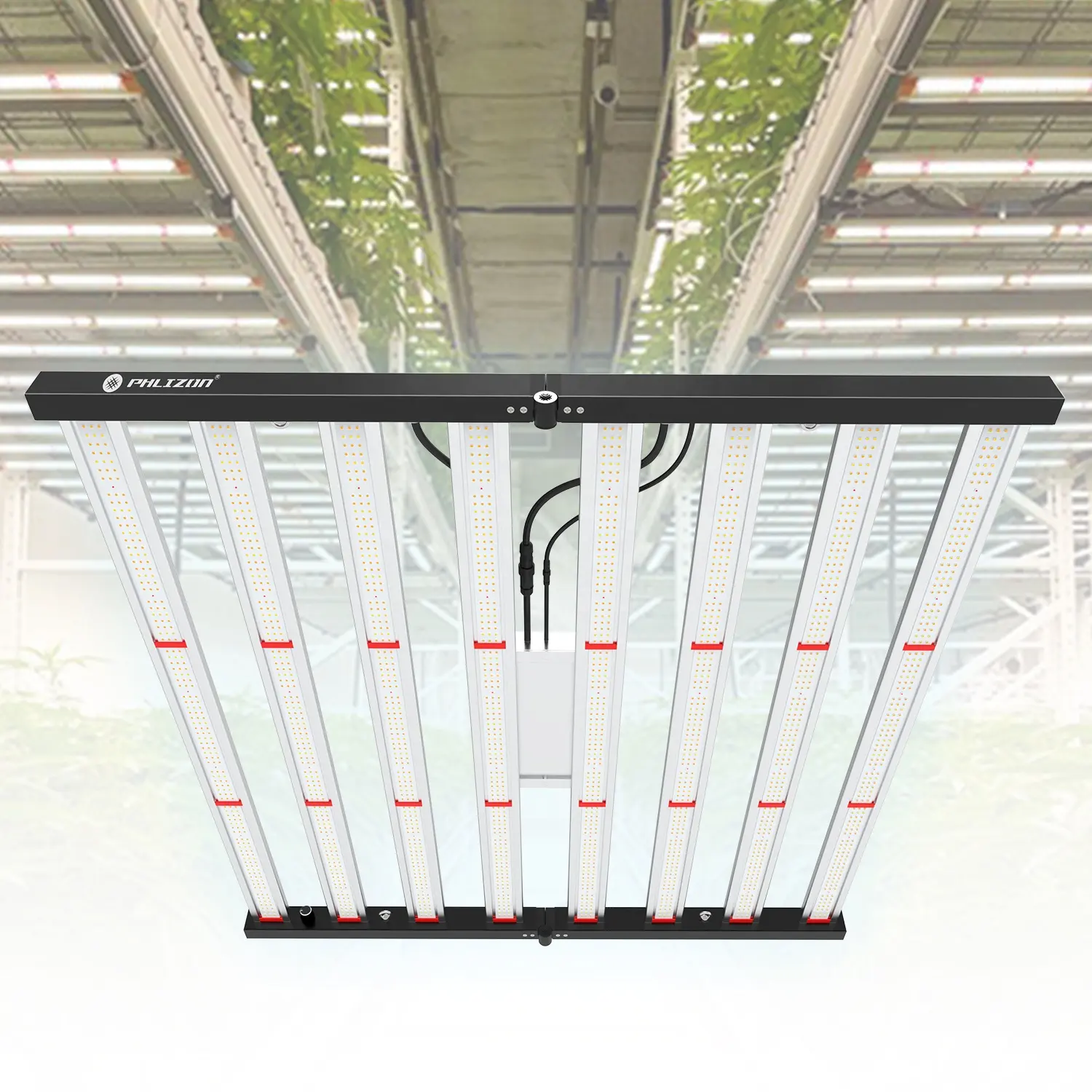 Phlizon 6 Bars 8 Bars 640W 720W 1000W Folding LED Grow Light to Replace Gavit Pro 1700e Fluense Spydr Style
