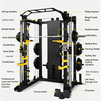 Machine de musculation multifonctionnelle pour usage intérieur – Appareil complet en acier pour exercices de musculation des pectoraux, du dos et des bras