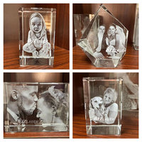 Pabrik outlet CNC 3d laser kristal Subsurface Laser mesin ukiran untuk ornamen kaca harga lebih rendah 1300W