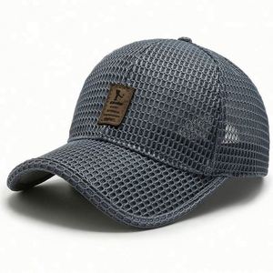 Casquette de baseball d'été en gros, nouvelle casquette de soleil respirante en maille pour homme, idéale pour les voyages en extérieur - Product Image 2