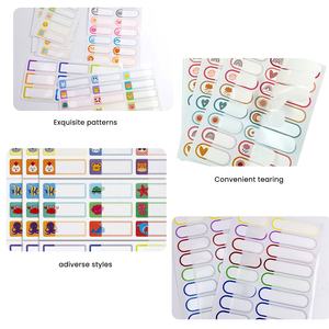 Etiqueta <span class=keywords><strong>de</strong></span> marcador <span class=keywords><strong>de</strong></span> clasificación <span class=keywords><strong>de</strong></span> cuaderno, etiqueta manuscrita colorida personalizada, etiqueta <span class=keywords><strong>de</strong></span> nombre impermeable, pegatina <span class=keywords><strong>para</strong></span> niños - Product Image 5