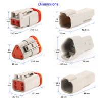 Pince à sertir pour amplificateur de connectivité auto te, prise mâle femelle 6 12 broches pa66 connecteur de voiture automatique rapide prise de boîtier tyco