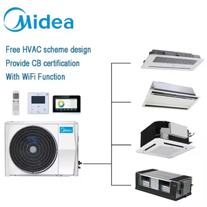 Midea ระบบปรับอากาศส่วนกลางแบบหลายช่อง16KW ประหยัดพื้นที่สำหรับ<span class=keywords><strong>ร้าน</strong></span>ค้าขนาดเล็ก - Product Image 4