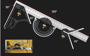 Règle industrielle avec bord biseauté, personnalisable OEM pour les gabarits <span class=keywords><strong>de</strong></span> découpe du verre - Product Image 5