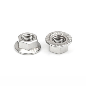 Écrou à six pans profond et robuste 1/4-20 en acier inoxydable A2-70 avec denture antidérapante pour équipement de fitness - Product Image 1