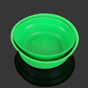 Tazón Plegable para Cebo, Tazón Grande de Cuero Suave, Material ABS, Accesorio para Mezclar Cebo de Pesca - Product Image 3