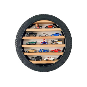 Estante de Madera Flotante para Exhibición de Hot Wheels, Organizador de Juguetes para Guardar Autos de Juguete - Product Image 1