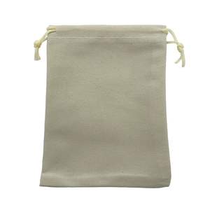 Letter Pattern and Stylish Shopping Solution Canvas Dust <b>Bag</b> Custom Logo Drawstring Eco-Friendly <b>Black</b> Cotton Linen <b>Bags</b> - Product Image 5