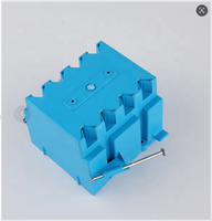 Boîtier de jonction PVC 2 modules à protection IP55 basse tension, fonction de carte de circuit intégrée, options personnalisées, couleur grise, tailles standard