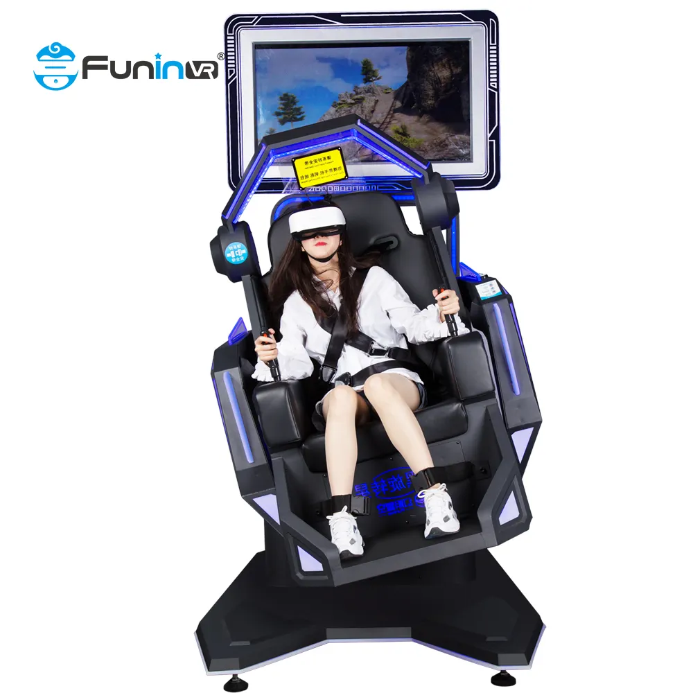 Attraktiver Erfahrungs-Spiel-Simulator 9D Vr 360-Grad-Kino-Rotions-Simulator Vr Flug Virtuelle Realität