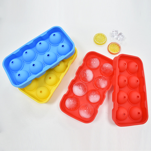 Bandeja para hacer bolas de hielo esféricas de silicona de grado alimenticio con tapa para whisky, fácil de desmoldar, libre de BPA, reutilizable, herramienta de bar para el hogar - Product Image 1
