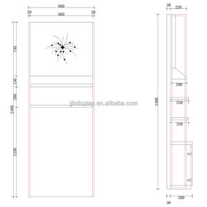 JJH المصنع الأصلي مخصص لمستحضرات التجميل والسبا متجر توريد أرفف السوبر ماركت ومناطق عرض متجر البقالة - Product Image 4