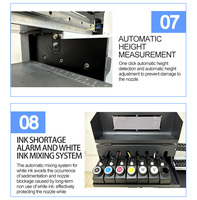 Impresora UV Multifuncional Rígida de Superficie Plana Mini A3 A4 para Impresión Digital en Botellas de Cerveza, Láminas Acrílicas
