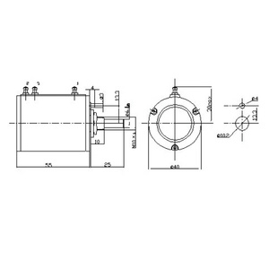 Potentiomètre bobiné multi-tours BONENS WXD4-23 3W 1K 1K5 2K2 <span class=keywords><strong>3K3</strong></span> 4K7 5K6 6K8 10K 22K <span class=keywords><strong>Ohm</strong></span> Tolérance 2%~5% -55°C~+125°C - Product Image 6