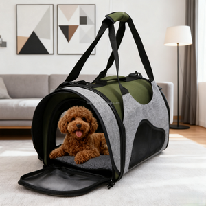 Hãng Hàng Không Đã Được Phê Duyệt Xách Tay Đóng Mở Dây Kéo Gấp Thể Thao Lưới Du Lịch Nhiều Màu Sang Trọng Mềm Pet Dog Mèo Tàu Sân Bay Tote - Product Image 2